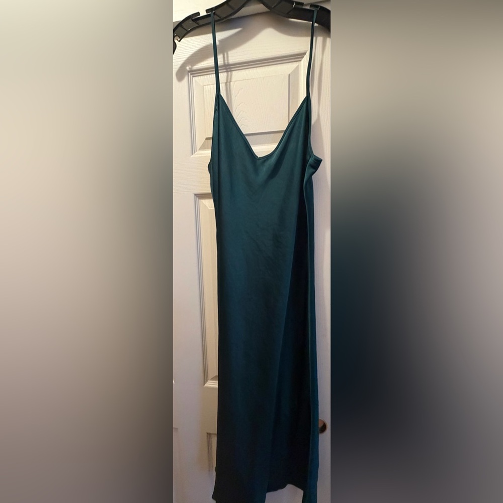 Aritzia Teal Midi Dress